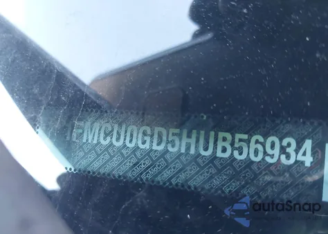 2017 Ford Escape Se from USA, damaged, VIN 1FMCU0GD5HUB56934